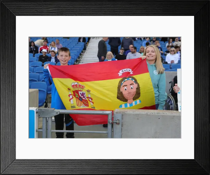 Framed Print : Intense Premier League Showdown: Brighton & Hove Albion vs. Southampton (24APR22)