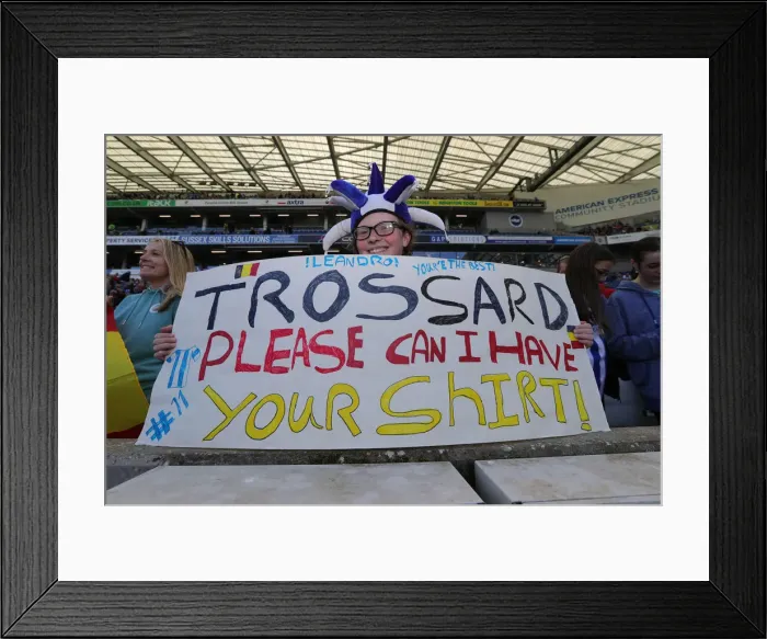 Framed Print : Intense Premier League Showdown: Brighton & Hove Albion vs. Southampton (24APR22) Framed Print : Intense Premier League Showdown: Brighton & Hove Albion vs. Southampton (24APR22)