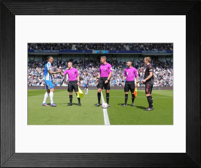 Framed Print : Intense Premier League Showdown: Brighton & Hove Albion vs. Southampton (24APR22) Framed Print : Intense Premier League Showdown: Brighton & Hove Albion vs. Southampton (24APR22)