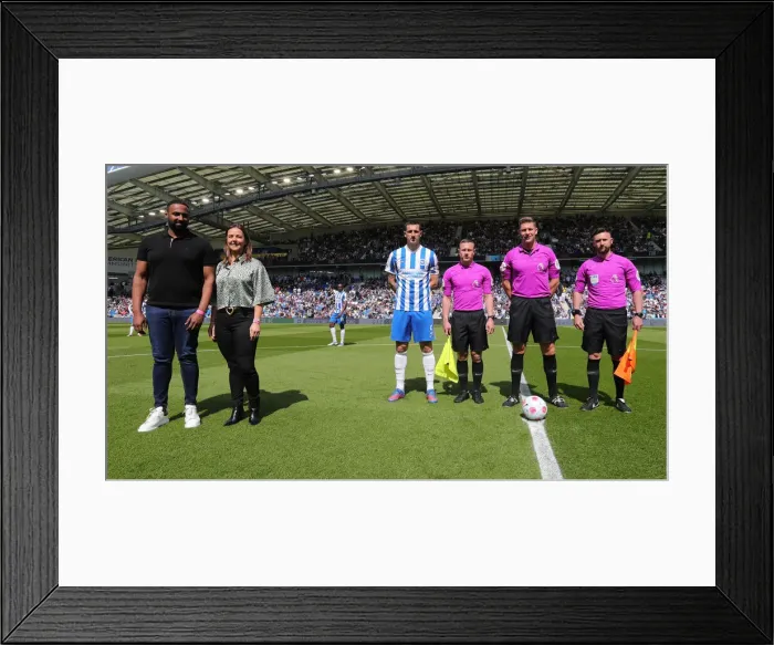 Framed Print : Intense Premier League Showdown: Brighton & Hove Albion vs. Southampton (24APR22) Framed Print : Intense Premier League Showdown: Brighton & Hove Albion vs. Southampton (24APR22)