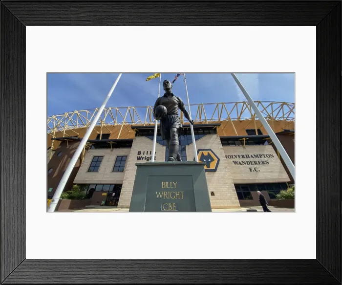 Framed Print : Premier League Battle: Wolverhampton Wanderers vs. Brighton and Hove Albion at Molineux Stadium (30APR22)