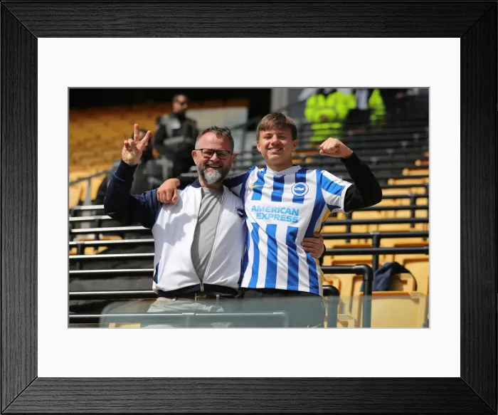 Framed Print : Premier League Battle: Wolverhampton Wanderers vs. Brighton and Hove Albion at Molineux Stadium (30APR22) Framed Print : Premier League Battle: Wolverhampton Wanderers vs. Brighton and Hove Albion at Molineux Stadium (30APR22)