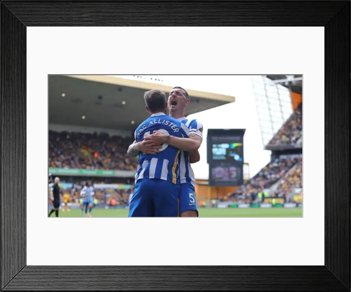 Framed Print : Lewis Dunk's Defiant Lead: Brighton's Stalwart Performance vs. Wolverhampton Wanderers (30APR22) Framed Print : Lewis Dunk's Defiant Lead: Brighton's Stalwart Performance vs. Wolverhampton Wanderers (30APR22)