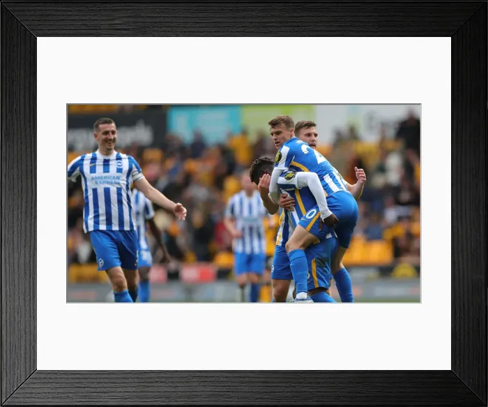 Framed Print : Premier League Showdown: Wolverhampton Wanderers vs Brighton and Hove Albion (30APR22)