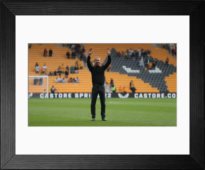 Framed Print : Premier League Battle: Wolverhampton Wanderers vs. Brighton and Hove Albion (30APR22) Framed Print : Premier League Battle: Wolverhampton Wanderers vs. Brighton and Hove Albion (30APR22)
