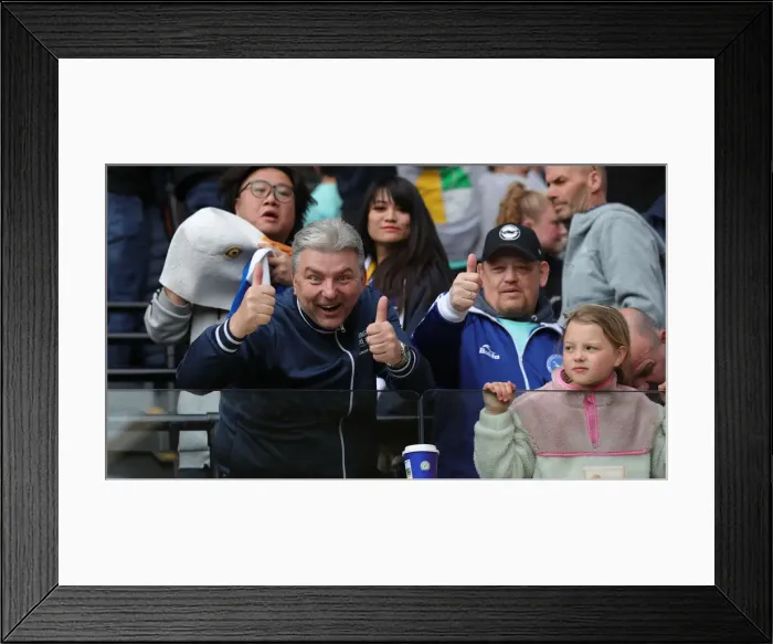 Framed Print : 30APR22: Premier League Battle – Wolverhampton Wanderers vs. Brighton and Hove Albion at Molineux Stadium