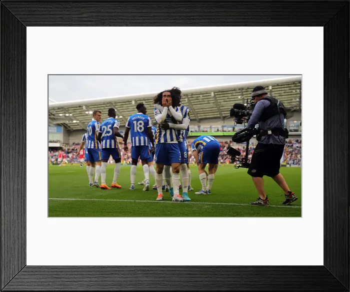 Framed Print : Intense Premier League Showdown: Brighton & Hove Albion vs Manchester United (4th May 2022) Framed Print : Intense Premier League Showdown: Brighton & Hove Albion vs Manchester United (4th May 2022)