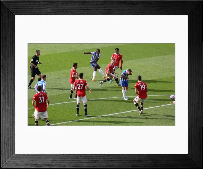 Framed Print : Intense Premier League Showdown: Brighton & Hove Albion vs Manchester United (4th May 2022) Framed Print : Intense Premier League Showdown: Brighton & Hove Albion vs Manchester United (4th May 2022)