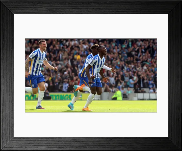 Framed Print : Intense Premier League Showdown: Brighton & Hove Albion vs Manchester United (4th May 2022) Framed Print : Intense Premier League Showdown: Brighton & Hove Albion vs Manchester United (4th May 2022)