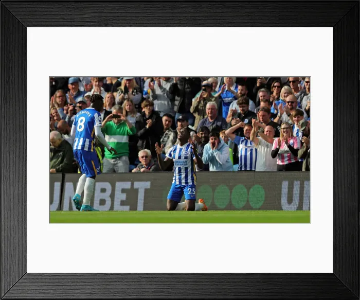 Framed Print : Intense Premier League Showdown: Brighton & Hove Albion vs Manchester United (4th May 2022) Framed Print : Intense Premier League Showdown: Brighton & Hove Albion vs Manchester United (4th May 2022)