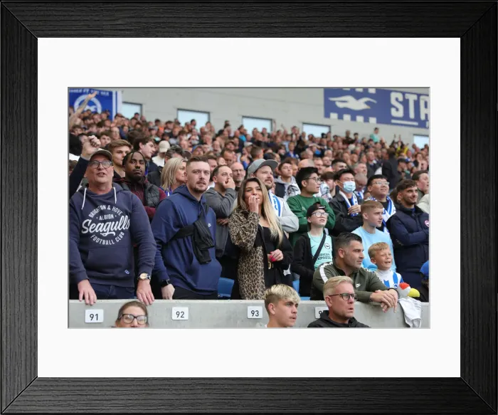 Framed Print : Intense Premier League Showdown: Brighton & Hove Albion vs Manchester United (7 May 2022) Framed Print : Intense Premier League Showdown: Brighton & Hove Albion vs Manchester United (7 May 2022)
