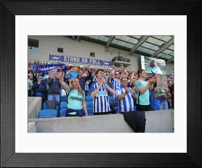 Framed Print : Brighton and Hove Albion vs Manchester United: Intense Premier League Clash at American Express Community Stadium (7May22) Framed Print : Brighton and Hove Albion vs Manchester United: Intense Premier League Clash at American Express Community Stadium (7May22)