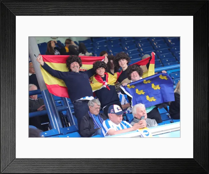 Framed Print : Leeds United vs. Brighton and Hove Albion: Intense Premier League Clash on May 15, 2022 (15MAY22)