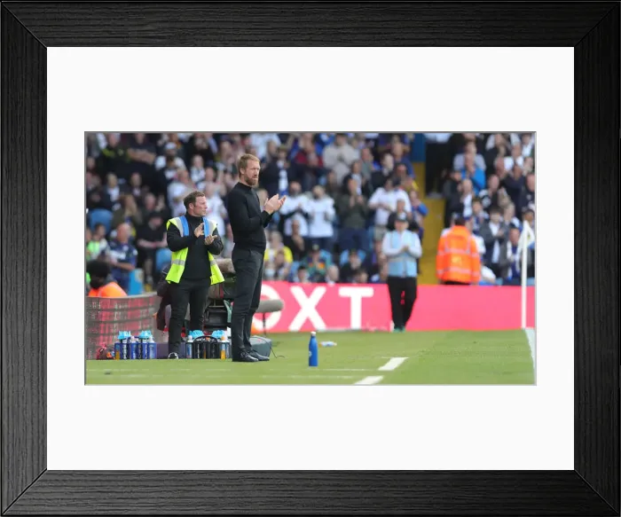 Framed Print : 15MAY22: Intense Premier League Clash - Leeds United vs. Brighton and Hove Albion Framed Print : 15MAY22: Intense Premier League Clash - Leeds United vs. Brighton and Hove Albion