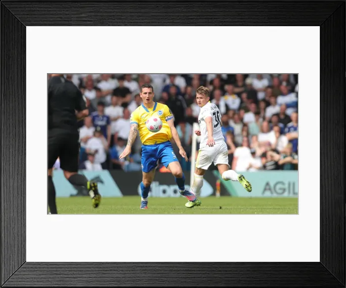 Framed Print : 15May22: Intense Premier League Battle - Leeds United vs. Brighton & Hove Albion at Elland Road Framed Print : 15May22: Intense Premier League Battle - Leeds United vs. Brighton & Hove Albion at Elland Road