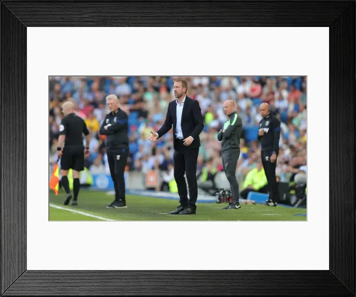 Framed Print : Intense Premier League Showdown: Brighton & Hove Albion vs. West Ham United (22May22) Framed Print : Intense Premier League Showdown: Brighton & Hove Albion vs. West Ham United (22May22)