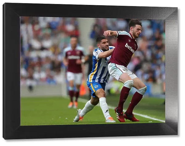 Intense Rivalry: Neal Maupay vs. Declan Rice - Battle for Possession (Brighton & Hove Albion vs. West Ham United, 22MAY22)