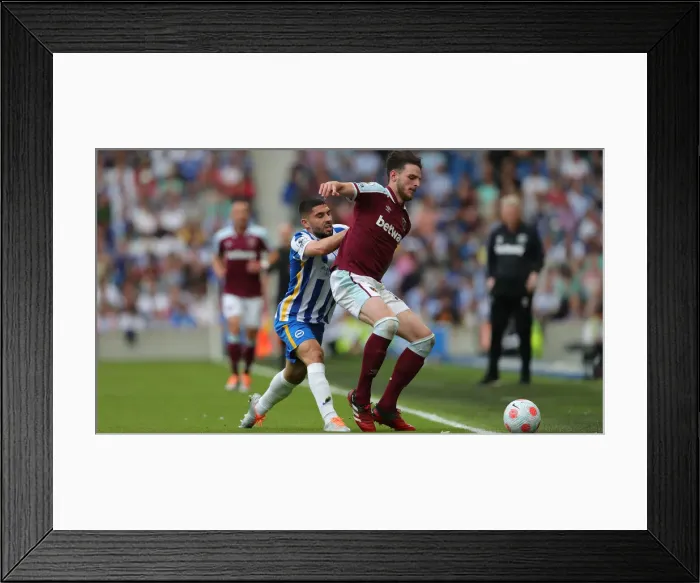 Framed Print : Intense Rivalry: Neal Maupay vs. Declan Rice - Battle for Possession (Brighton & Hove Albion vs. West Ham United, 22MAY22) Framed Print : Intense Rivalry: Neal Maupay vs. Declan Rice - Battle for Possession (Brighton & Hove Albion vs. West Ham United, 22MAY22)