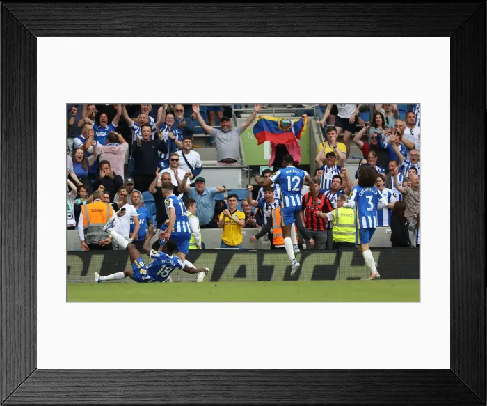 Framed Print : Intense Premier League Showdown: Brighton & Hove Albion vs. West Ham United (22May22) Framed Print : Intense Premier League Showdown: Brighton & Hove Albion vs. West Ham United (22May22)