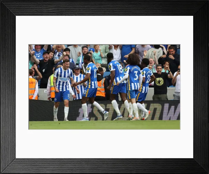 Framed Print : Intense Premier League Showdown: Brighton & Hove Albion vs. West Ham United (22May22) Framed Print : Intense Premier League Showdown: Brighton & Hove Albion vs. West Ham United (22May22)