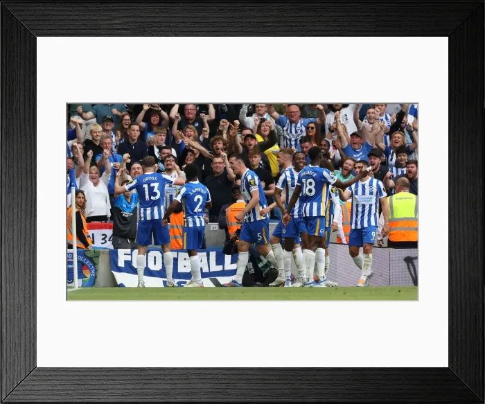 Framed Print : Intense Premier League Showdown: Brighton & Hove Albion vs. West Ham United (22May22) Framed Print : Intense Premier League Showdown: Brighton & Hove Albion vs. West Ham United (22May22)