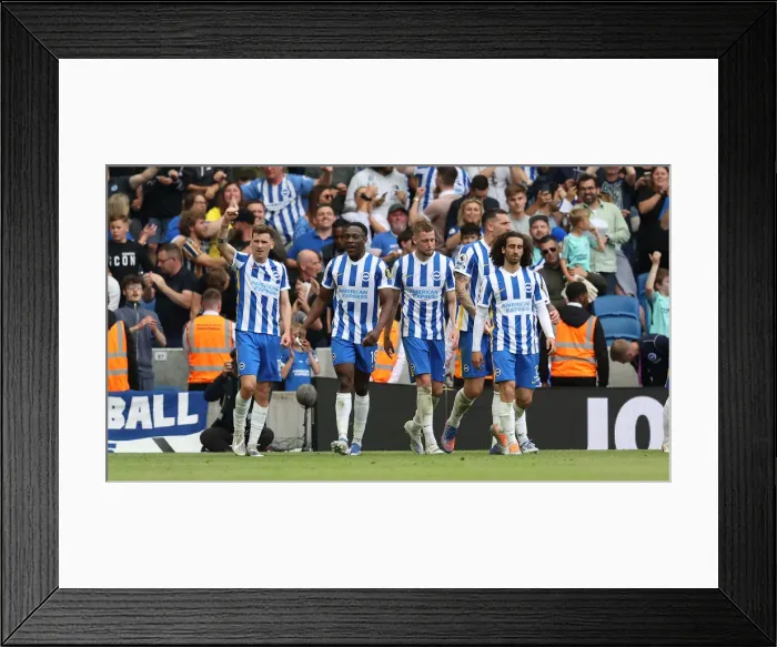 Framed Print : Premier League Showdown: Brighton vs. West Ham (22May22) - Intense Match Action at American Express Community Stadium Framed Print : Premier League Showdown: Brighton vs. West Ham (22May22) - Intense Match Action at American Express Community Stadium