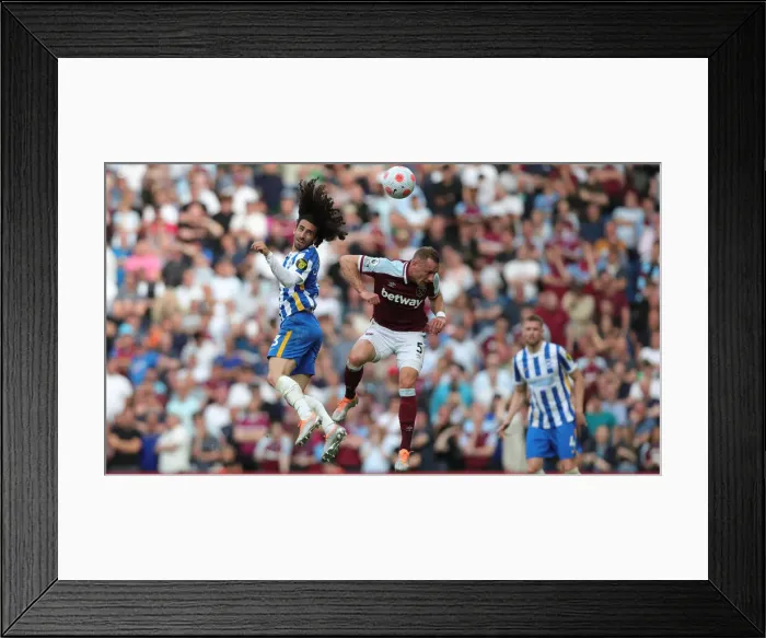 Framed Print : Intense Premier League Showdown: Brighton & Hove Albion vs. West Ham United (22May22)