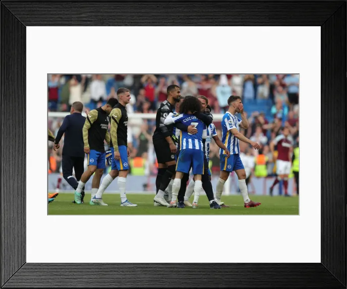 Framed Print : Premier League Showdown: Brighton vs. West Ham (22May22) - Thrilling Match Action from American Express Community Stadium Framed Print : Premier League Showdown: Brighton vs. West Ham (22May22) - Thrilling Match Action from American Express Community Stadium