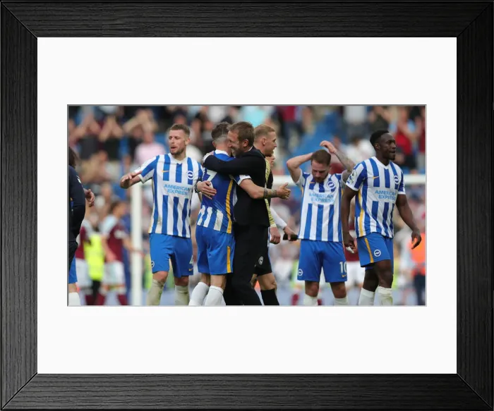 Framed Print : Intense Premier League Showdown: Brighton & Hove Albion vs. West Ham United (22May22) Framed Print : Intense Premier League Showdown: Brighton & Hove Albion vs. West Ham United (22May22)