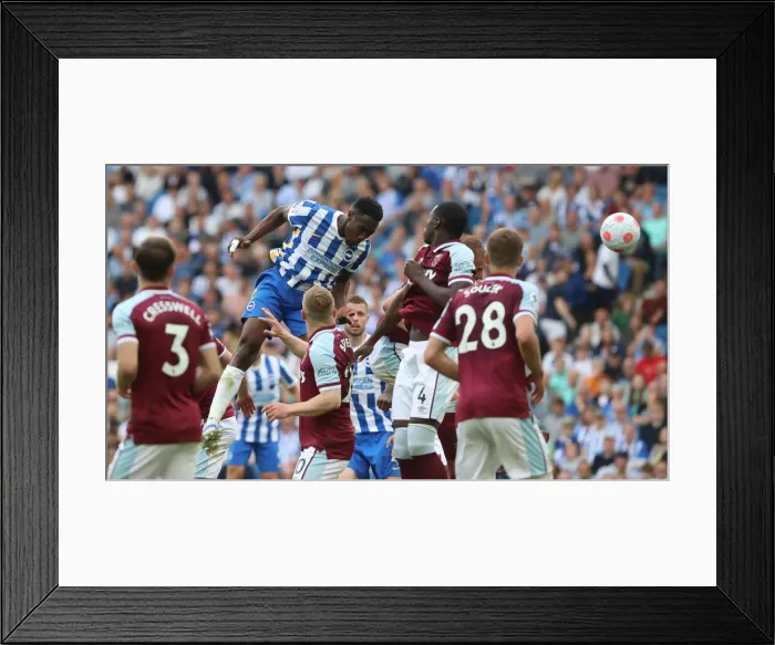 Framed Print : Intense Premier League Showdown: Brighton & Hove Albion vs. West Ham United (22May22) Framed Print : Intense Premier League Showdown: Brighton & Hove Albion vs. West Ham United (22May22)