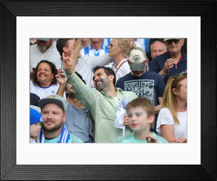 Framed Print : Intense Premier League Showdown: Brighton & Hove Albion vs. West Ham United (22May22)