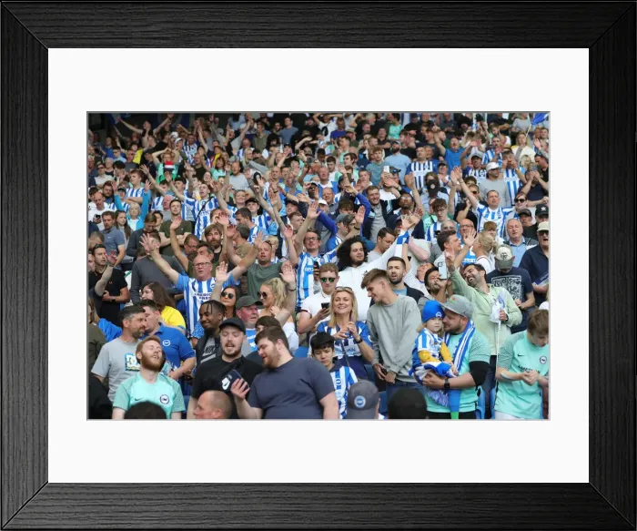Framed Print : Intense Premier League Showdown: Brighton & Hove Albion vs. West Ham United (22May22)