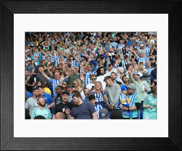 Framed Print : Intense Premier League Showdown: Brighton & Hove Albion vs. West Ham United (22May22) Framed Print : Intense Premier League Showdown: Brighton & Hove Albion vs. West Ham United (22May22)