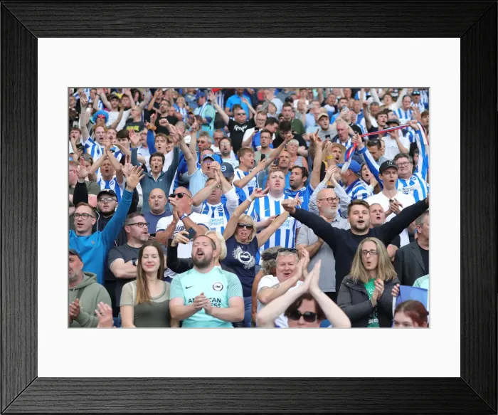 Framed Print : Intense Premier League Showdown: Brighton & Hove Albion vs. West Ham United (22May22) Framed Print : Intense Premier League Showdown: Brighton & Hove Albion vs. West Ham United (22May22)