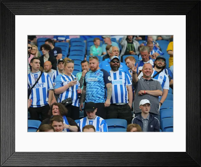 Framed Print : Intense Premier League Showdown: Brighton & Hove Albion vs. West Ham United (22May22) Framed Print : Intense Premier League Showdown: Brighton & Hove Albion vs. West Ham United (22May22)