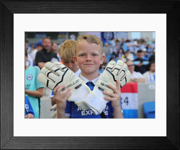 Framed Print : Intense Premier League Showdown: Brighton & Hove Albion vs. West Ham United (22May22)