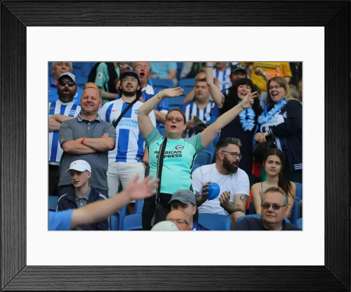 Framed Print : Intense Premier League Showdown: Brighton & Hove Albion vs. West Ham United (22May22) Framed Print : Intense Premier League Showdown: Brighton & Hove Albion vs. West Ham United (22May22)