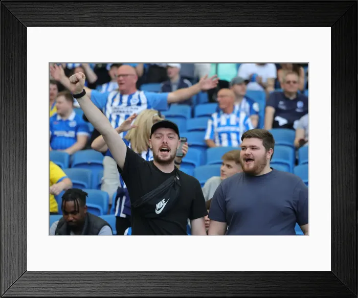 Framed Print : Intense Premier League Showdown: Brighton & Hove Albion vs. West Ham United (22May22) Framed Print : Intense Premier League Showdown: Brighton & Hove Albion vs. West Ham United (22May22)