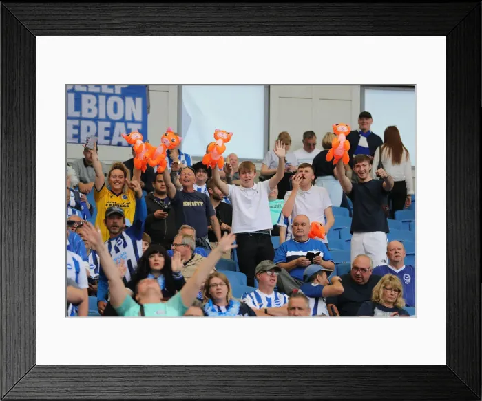 Framed Print : Intense Premier League Showdown: Brighton & Hove Albion vs. West Ham United (22May22) Framed Print : Intense Premier League Showdown: Brighton & Hove Albion vs. West Ham United (22May22)