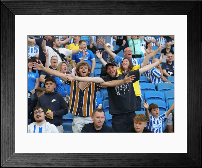 Framed Print : Intense Premier League Showdown: Brighton & Hove Albion vs. West Ham United (22May22) Framed Print : Intense Premier League Showdown: Brighton & Hove Albion vs. West Ham United (22May22)