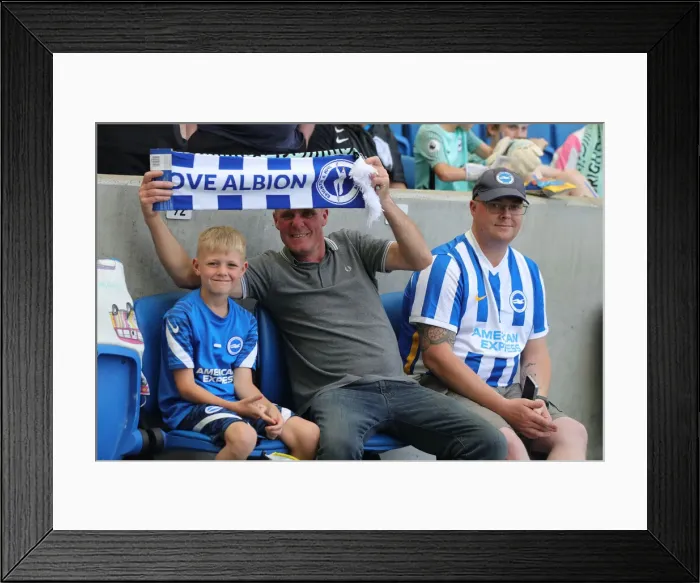 Framed Print : Intense Premier League Showdown: Brighton & Hove Albion vs. West Ham United (22May22)