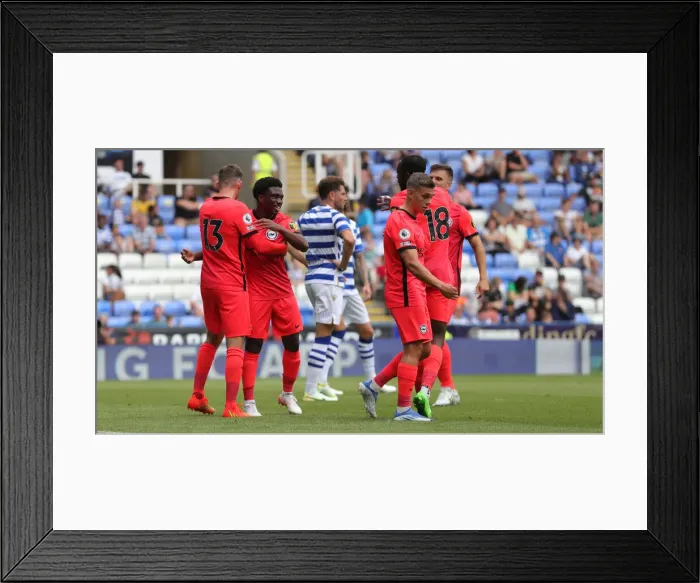 Framed Print : Brighton and Hove Albion Take on Reading in 2022 Pre-Season Friendly at Select Car Leasing Stadium Framed Print : Brighton and Hove Albion Take on Reading in 2022 Pre-Season Friendly at Select Car Leasing Stadium