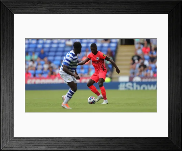 Framed Print : Thrilling Pre-Season Showdown: Brighton & Hove Albion vs. Reading at Select Car Leasing Stadium (23JUL22)