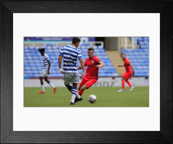 Framed Print : Pre-Season Clash: Brighton and Hove Albion vs. Reading (23JUL22) Framed Print : Pre-Season Clash: Brighton and Hove Albion vs. Reading (23JUL22)
