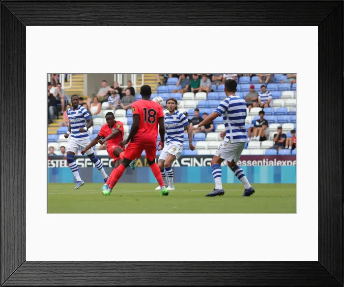 Framed Print : Pre-Season Friendly: Reading vs. Brighton & Hove Albion (23JUL22) - Intense Match Action at Select Car Leasing Stadium Framed Print : Pre-Season Friendly: Reading vs. Brighton & Hove Albion (23JUL22) - Intense Match Action at Select Car Leasing Stadium