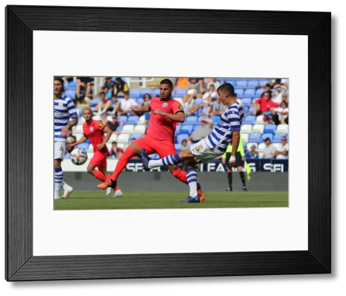 Framed Print : Brighton & Hove Albion vs. Reading: Intense Pre-Season Clash at Select Car Leasing Stadium (23JUL22)