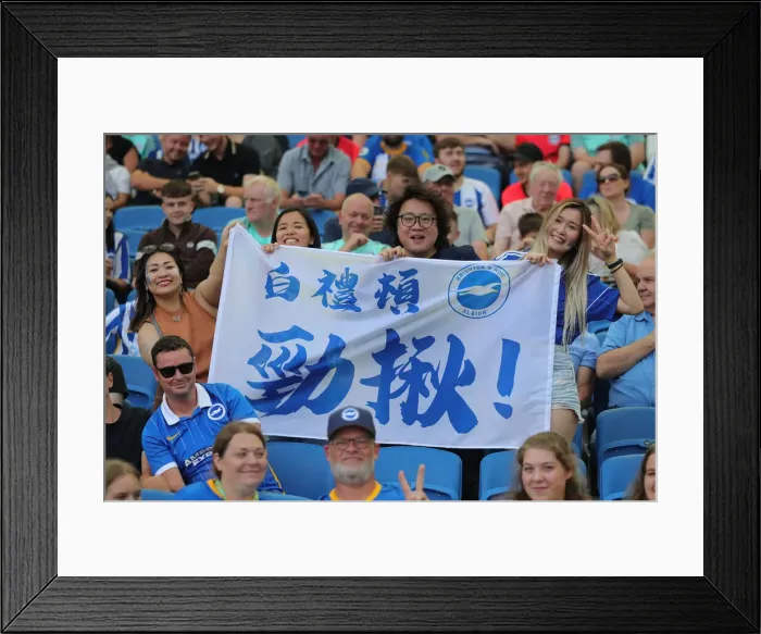 Framed Print : Brighton & Hove Albion vs Espanyol: Pre-Season Showdown at American Express Community Stadium (30.07.22) Framed Print : Brighton & Hove Albion vs Espanyol: Pre-Season Showdown at American Express Community Stadium (30.07.22)