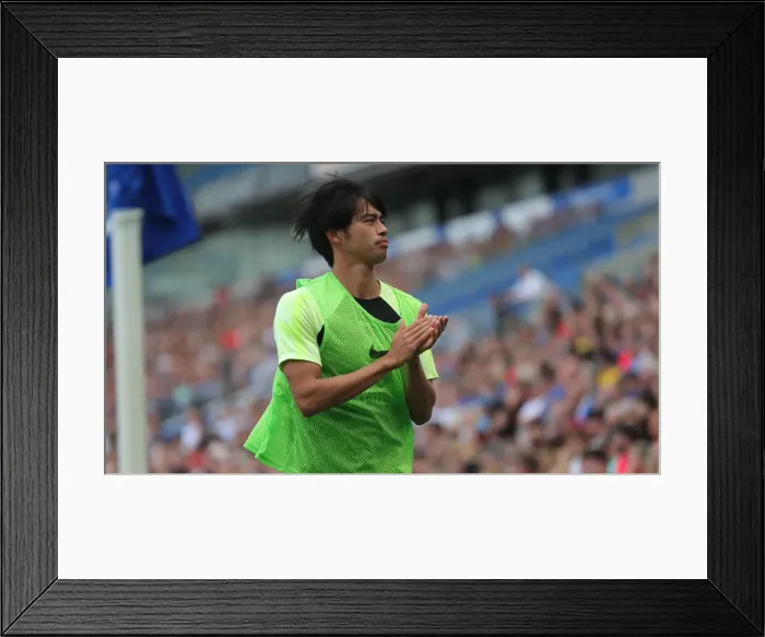 Framed Print : Brighton & Hove Albion vs. Espanyol: Pre-Season Showdown at American Express Community Stadium (30-07-2022)