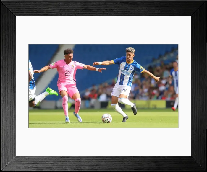 Framed Print : Brighton & Hove Albion vs. Espanyol: Pre-Season Clash at American Express Community Stadium (30JUL22) - Thrilling Match Action Framed Print : Brighton & Hove Albion vs. Espanyol: Pre-Season Clash at American Express Community Stadium (30JUL22) - Thrilling Match Action