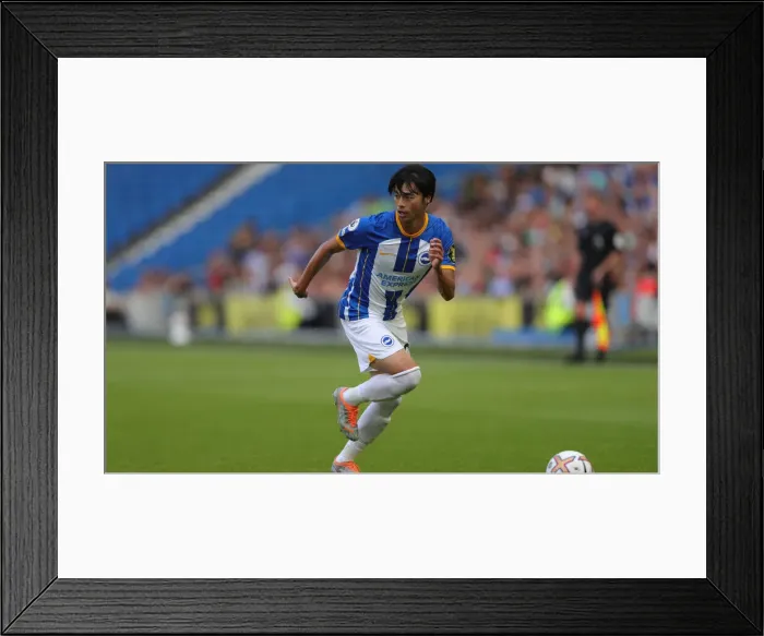 Framed Print : Brighton & Hove Albion vs. Espanyol: Pre-Season Clash at American Express Community Stadium (30JUL22) - Match Action